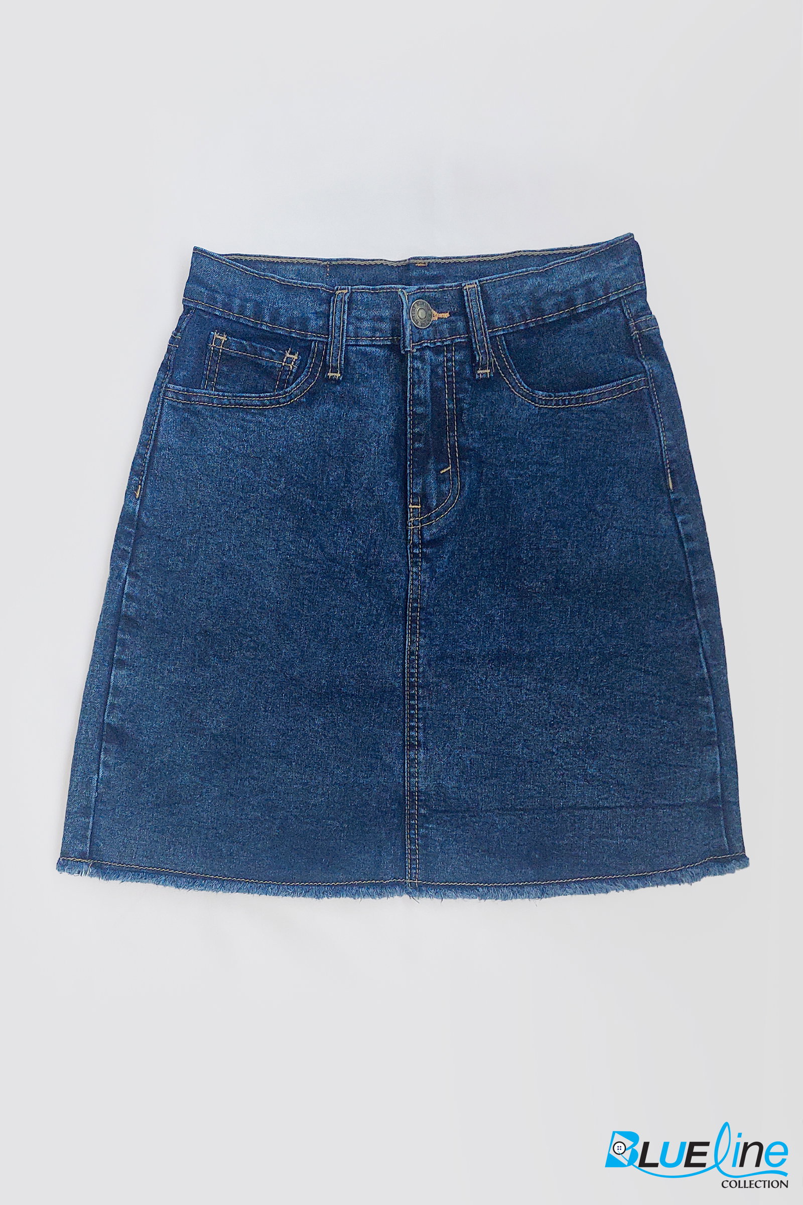 High Waist Mini Denim Short Skirt main image 1